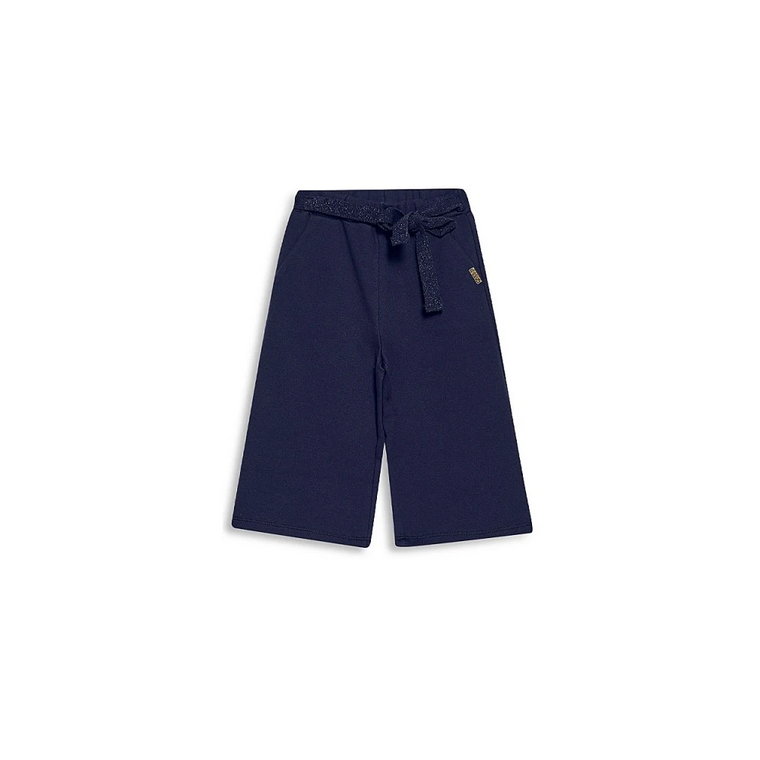 Niebieskie Elastyczne Spodnie z Bawełny Kf2115-J1901 Liu Jo