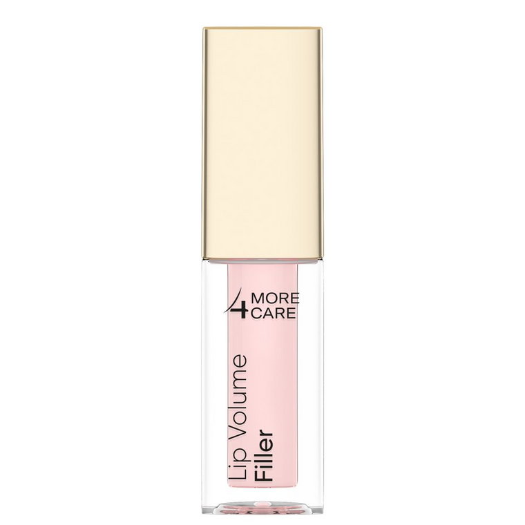 More 4 Care Lip Volume Filler Błyszczyk-serum powiększający usta, Glossy Pink