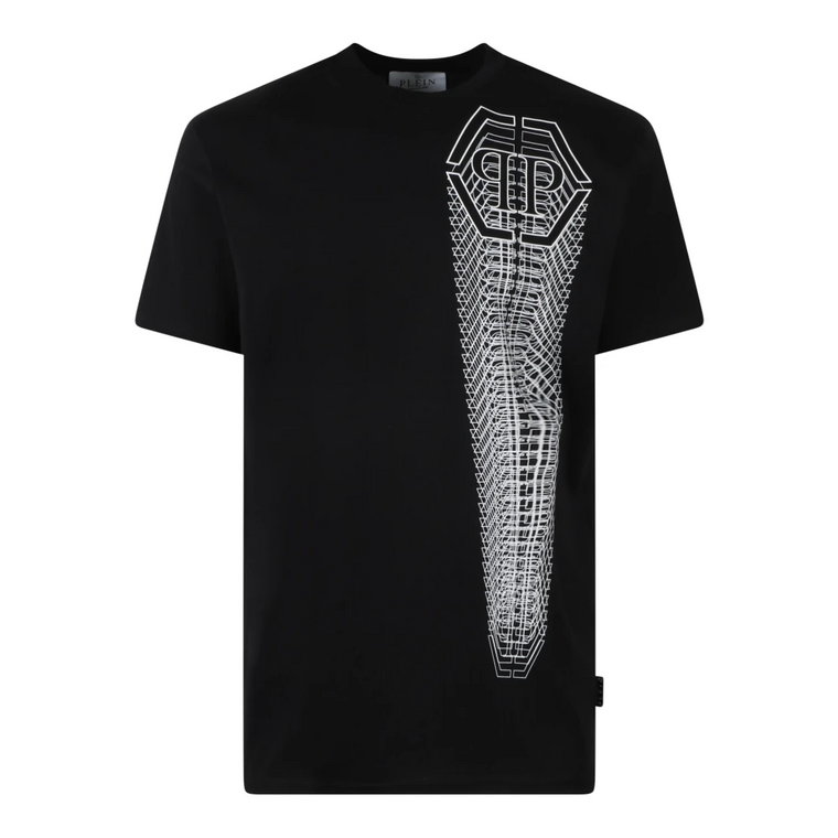 Wyrazisty T-shirt z nadrukiem logo Philipp Plein