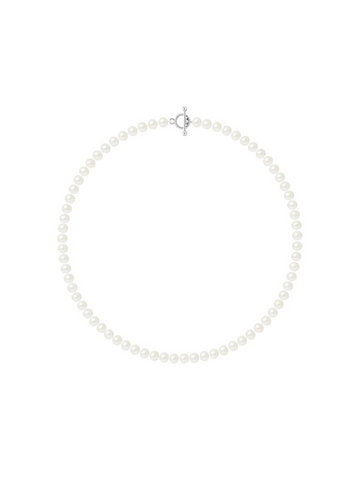 Pearl Addict Srebrny naszyjnik z perłami - (D)45 cm