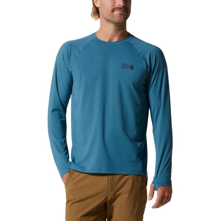 Koszulka sportowa z długim rękawem Crater Lake Long Sleeve Crew - niebieska