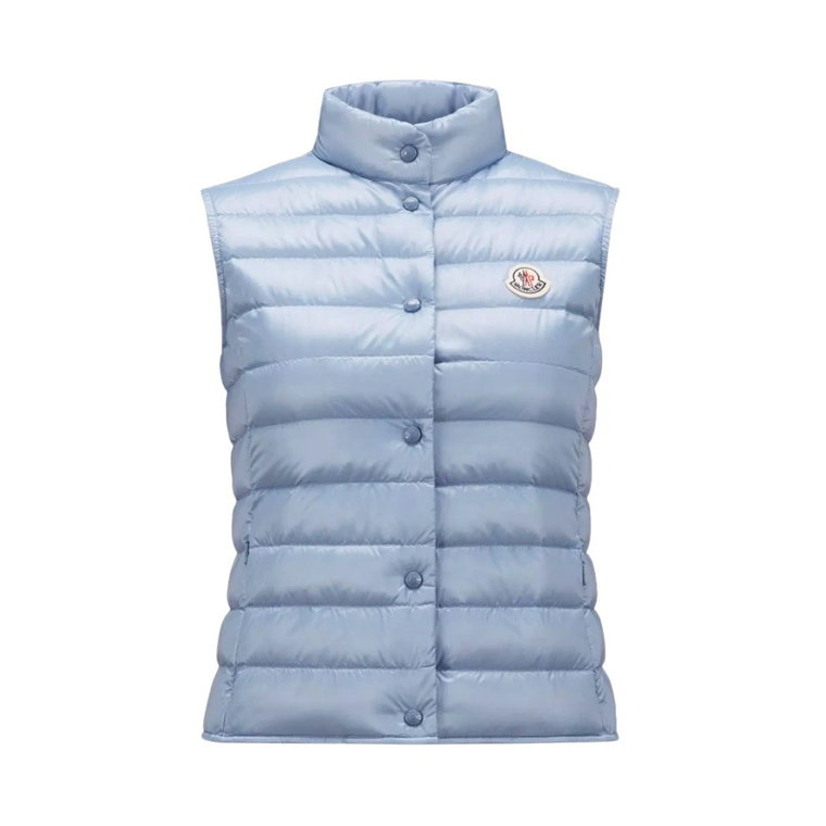 Lekki niebieski Liane Vest - Bądź ciepły i stylowy Moncler