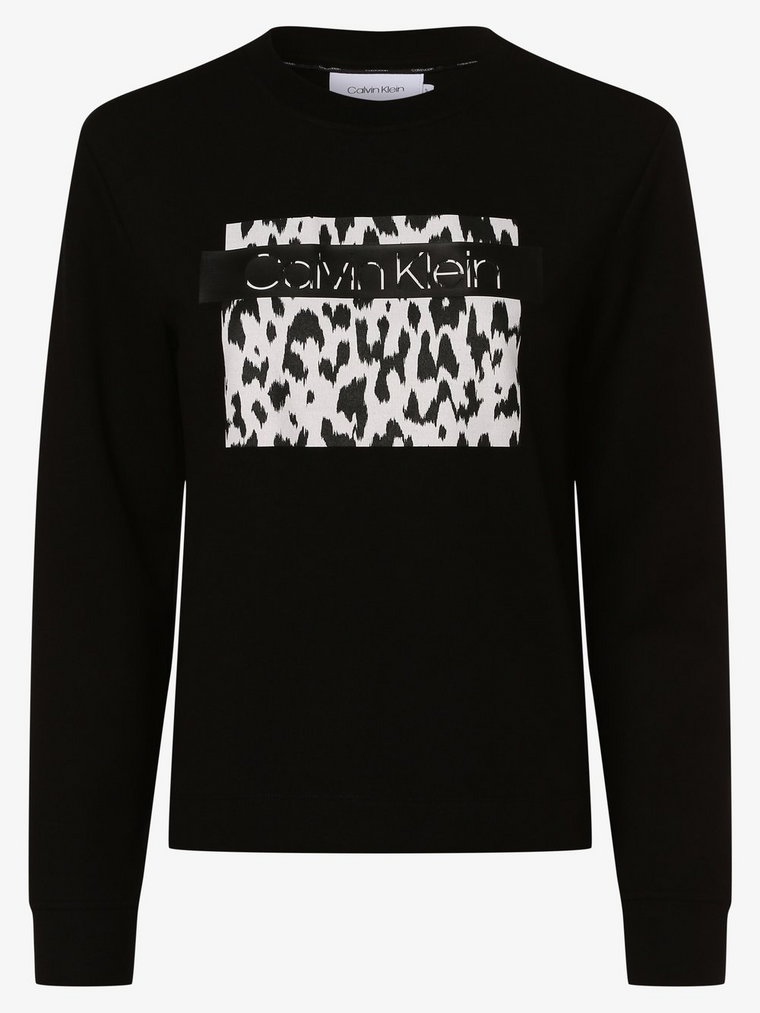 Calvin Klein - Damska bluza nierozpinana, czarny