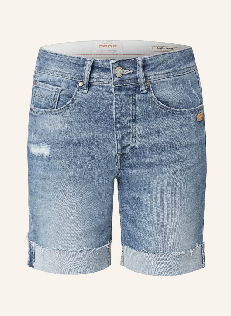 Gang Szorty Jeansowe 94nicka Shorts blau