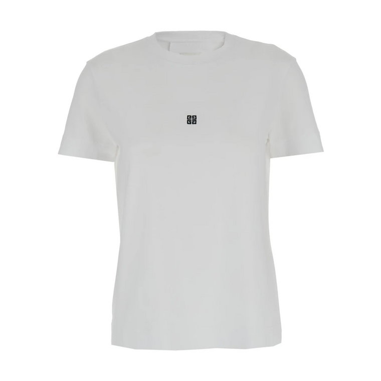 Biała Slim T-shirt Polos Givenchy