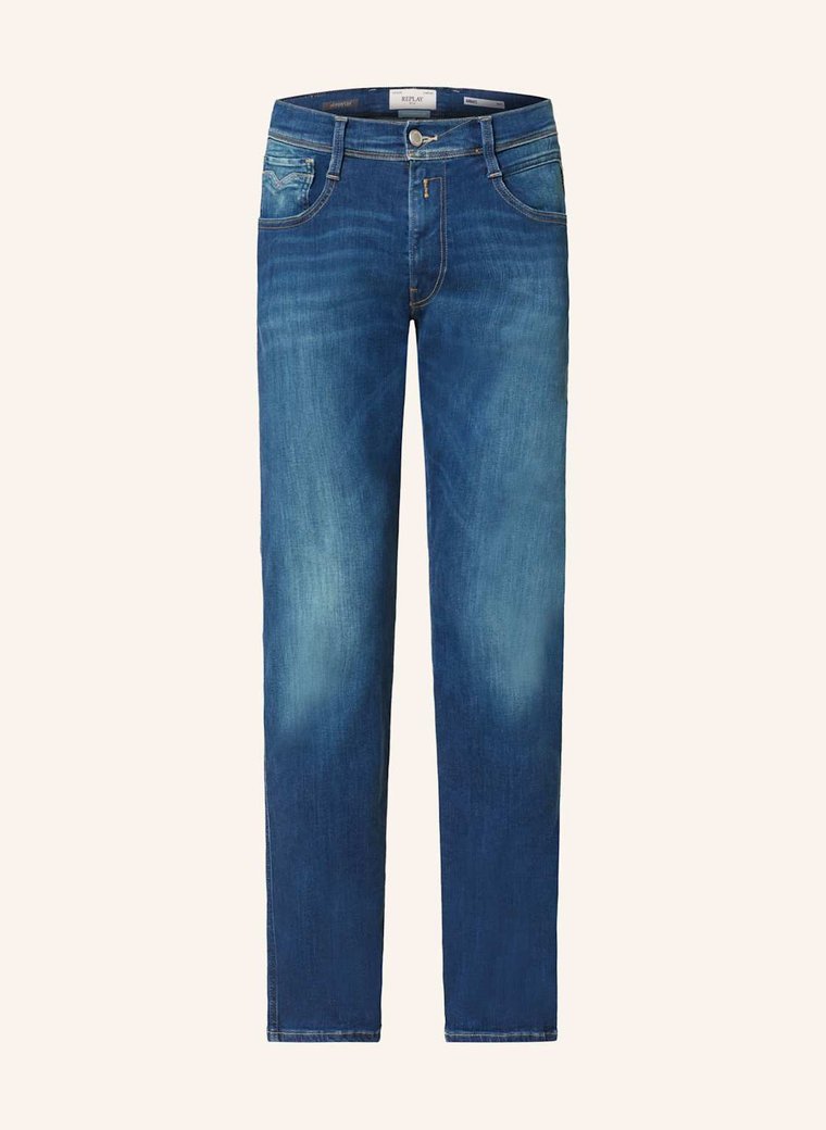 Replay Jeansy Slim Fit blau