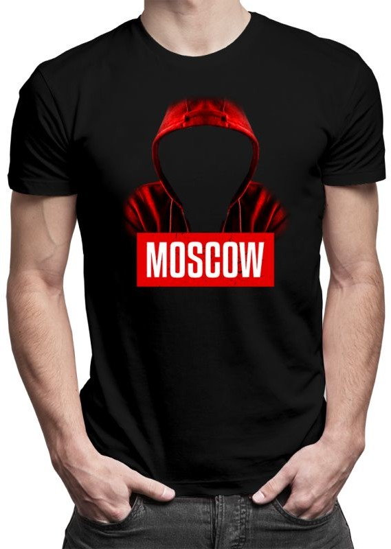 Moscow - męska koszulka z nadrukiem