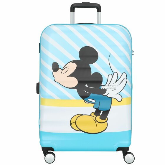 American Tourister Wavebreaker Disney Wózek 4-kołowy 67 cm mickey blue kiss