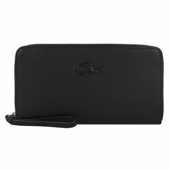 Lacoste City Court Portfel Ochrona RFID Skórzany 19 cm noir