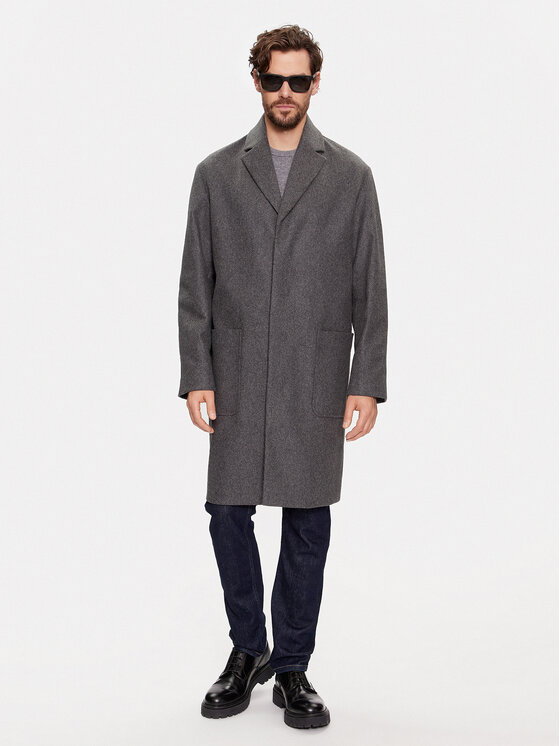 Płaszcz wełniany Calvin Klein