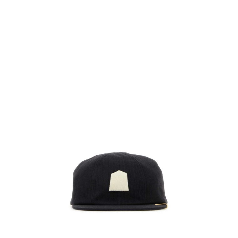 Czarna bawełniana czapka baseballowa visvim