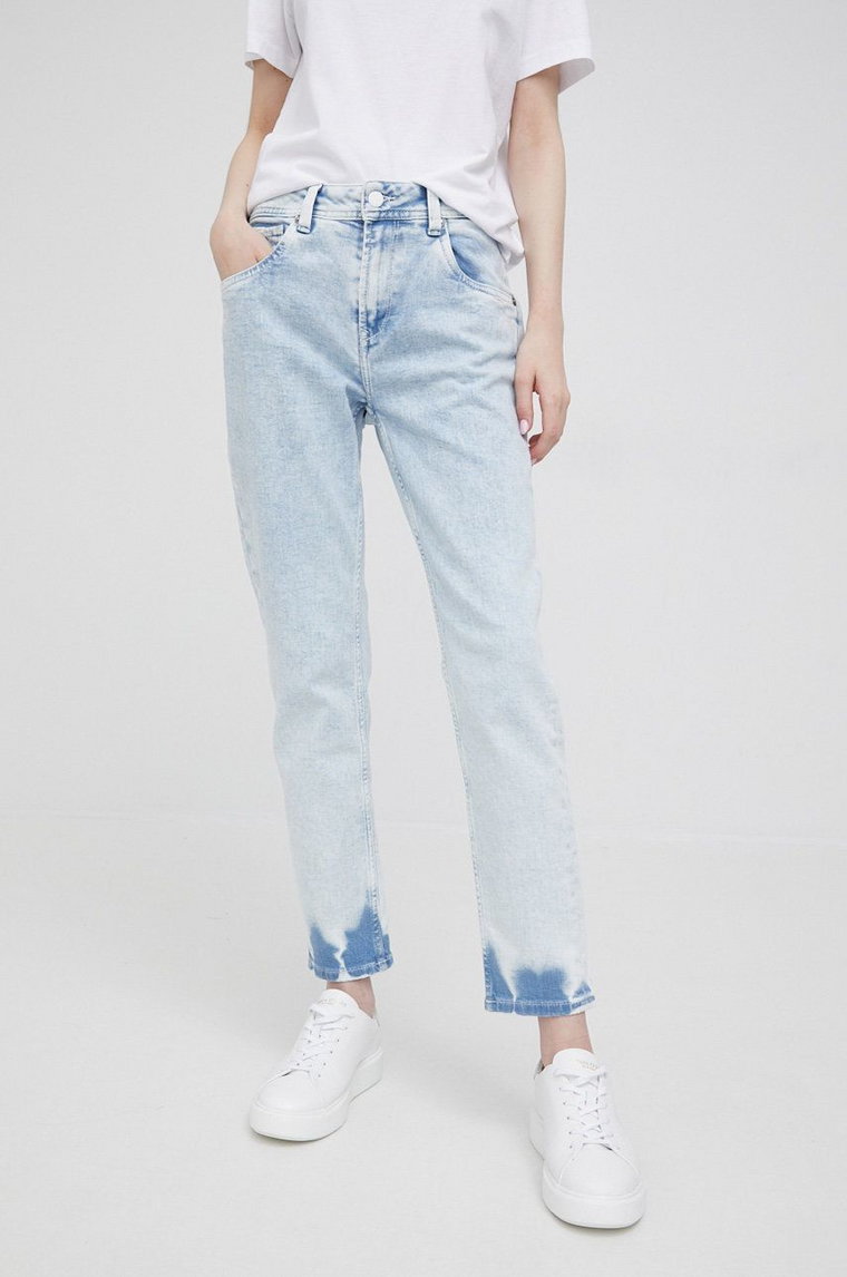 Pepe Jeans jeansy damskie high waist