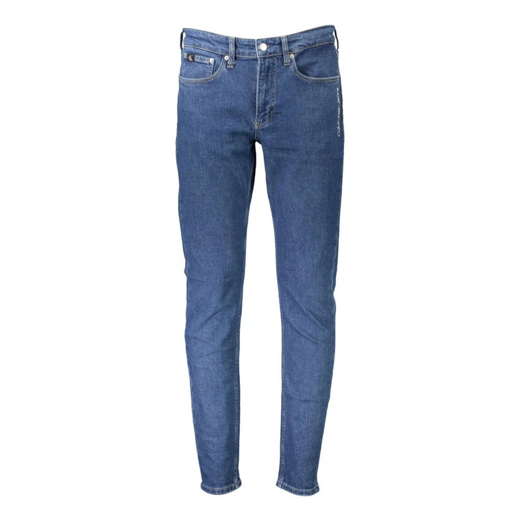 Męskie niebieskie jeansy Slim Taper Calvin Klein