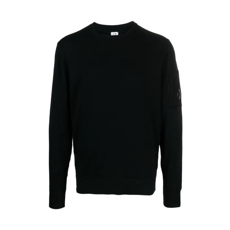 Czarne Swetry dla Mężczyzn C.p. Company