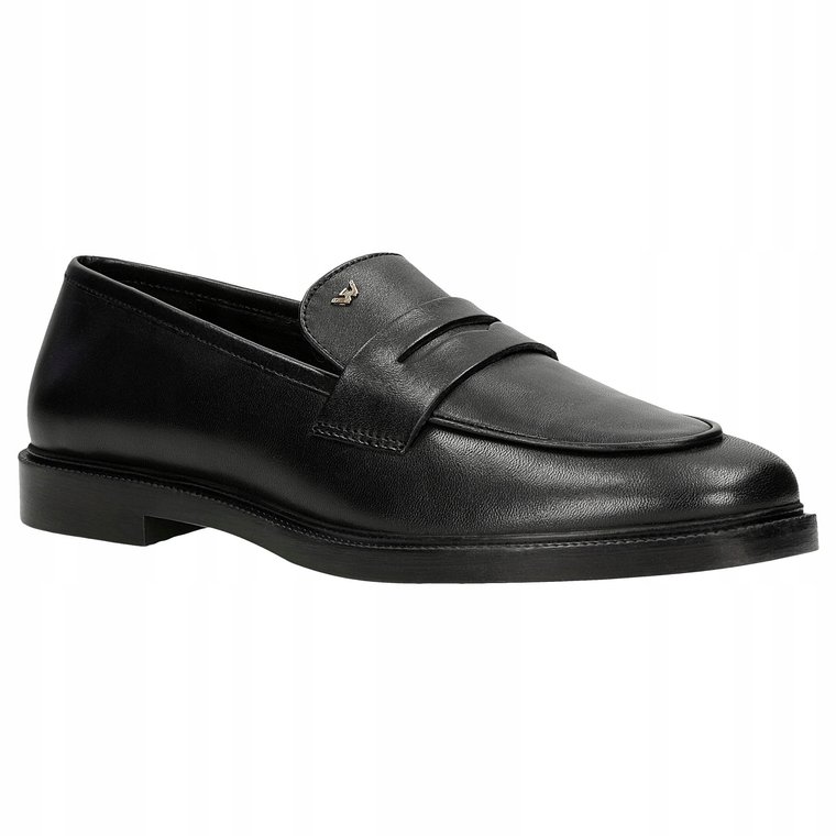 Półbuty damskie penny loafers Wojas czarne r.38