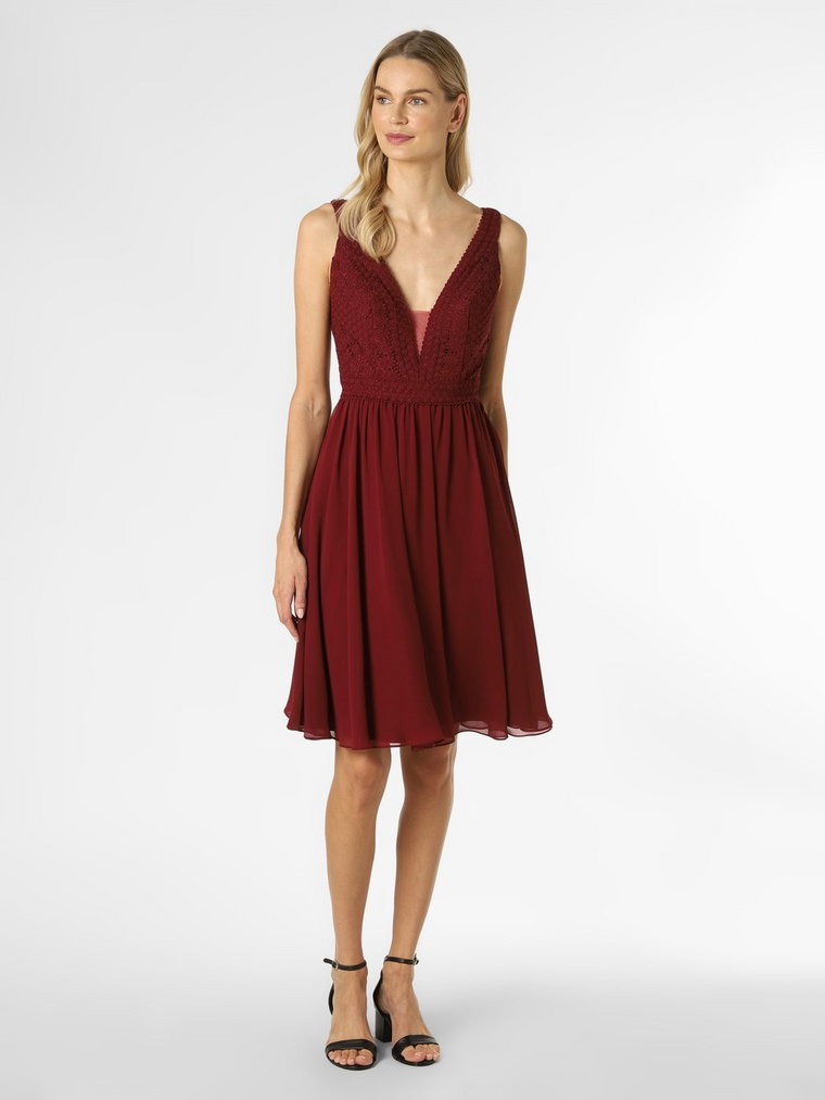 Luxuar Fashion - Damska sukienka wieczorowa, czerwony