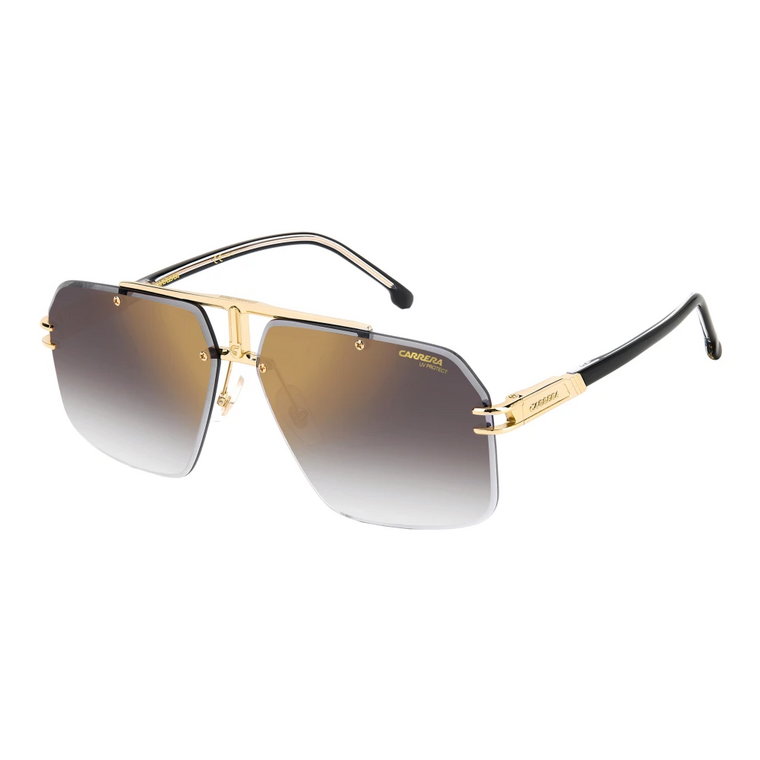 Okulary przeciwsłoneczne w kolorze złoto-czarnym/brązowym Carrera