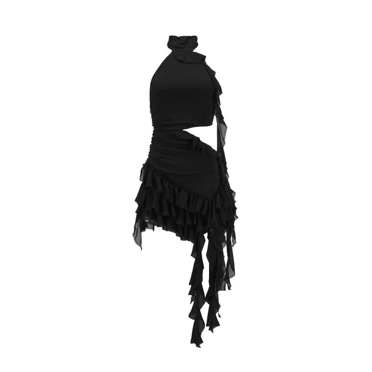 Czarna Sukienki Kolekcja Aniye By