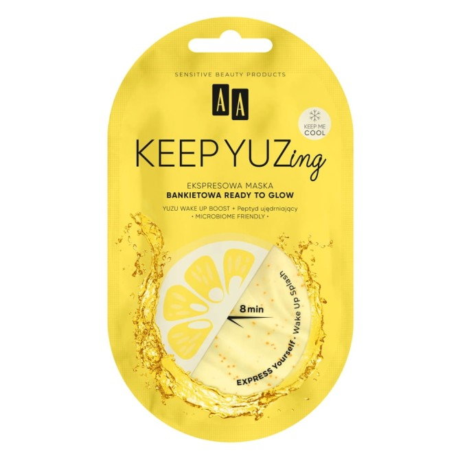 AA Keep Yuzing ekspresowa maska bankietowa ready to glow 7ml