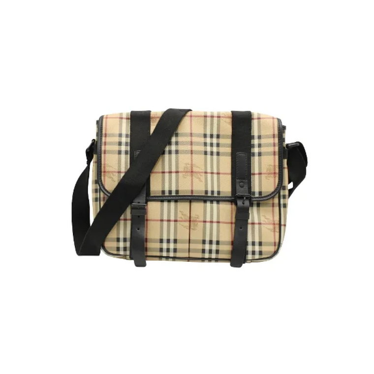 Pre-owned Canvas crossbody-bags Burberry Vintage