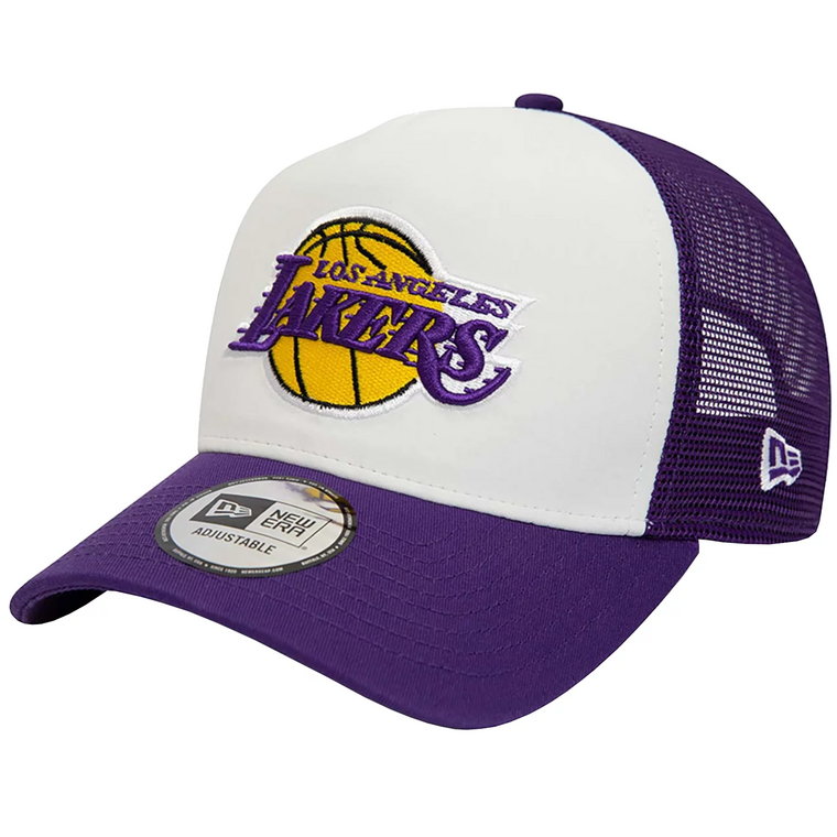 New Era A-Frame Los Angeles Lakers Cap 60348857, Męskie, Czarne, czapki z daszkiem, poliester, rozmiar: OSFM