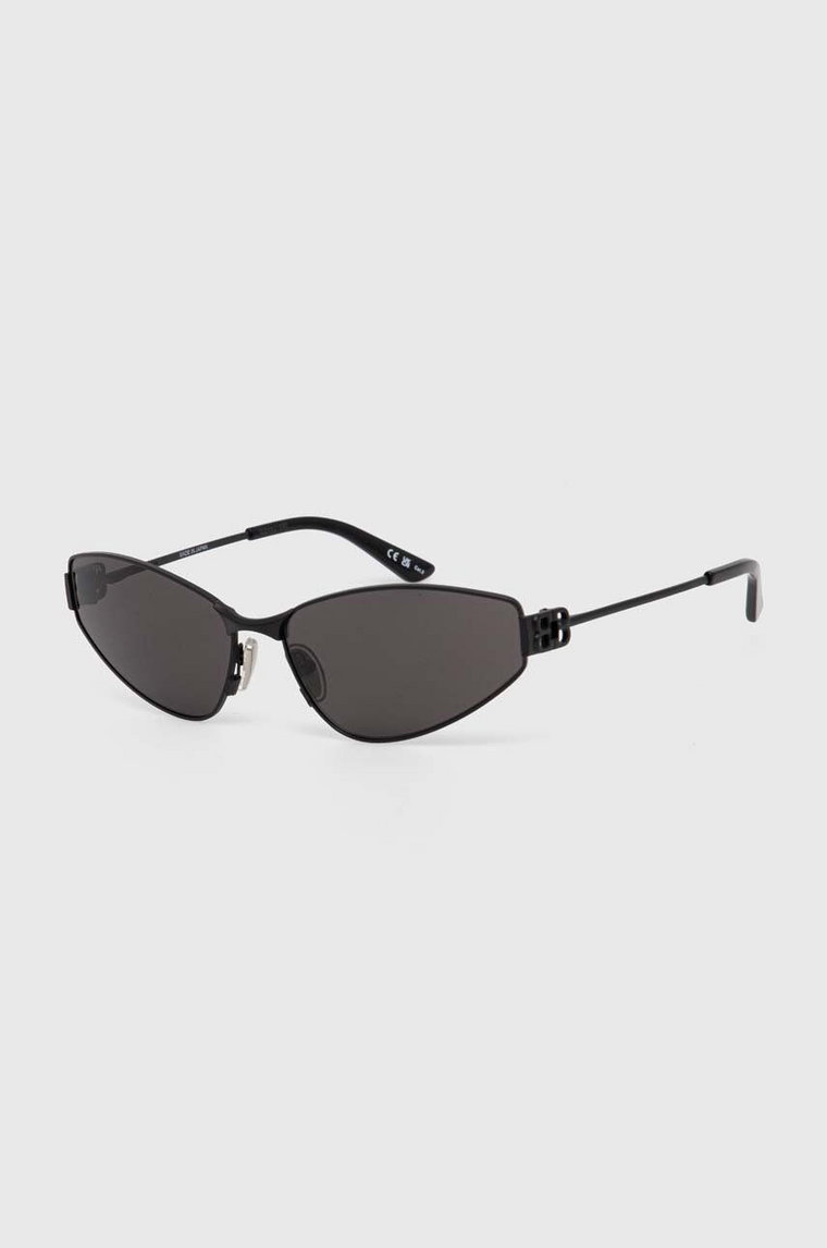 Balenciaga okulary przeciwsłoneczne damskie kolor czarny BB0335S