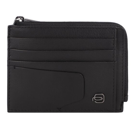 Piquadro Akron Etui na karty kredytowe Ochrona RFID Skórzany 11.5 cm black