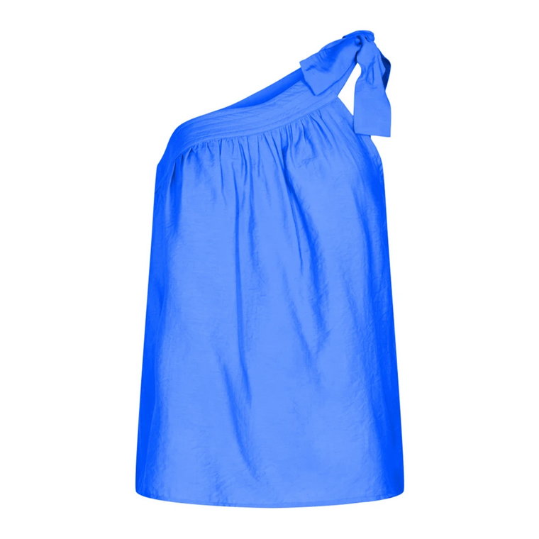 Asymetryczny Top New Blue - Must-Have dla Nowoczesnej Kobiety Co'Couture