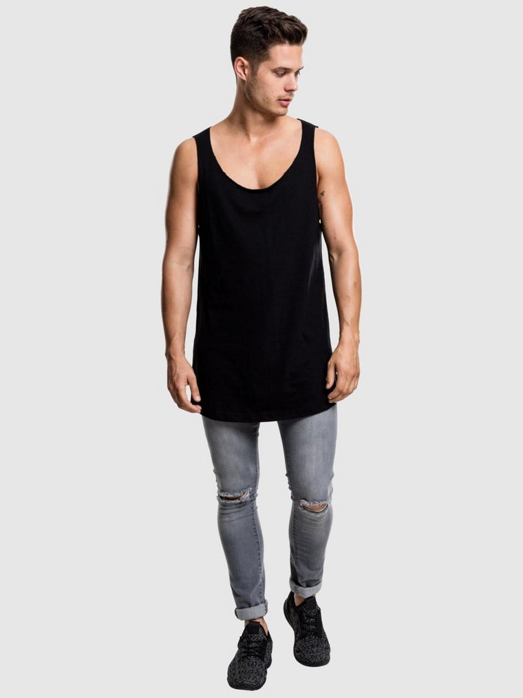 Koszulka Tank Top Oversize Męska Czarna Urban Classics TB964