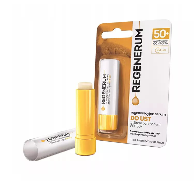 REGENERUM REGENERACYJNE SERUM DO UST Z FILTREM OCHRONNYM SPF50+ 5G