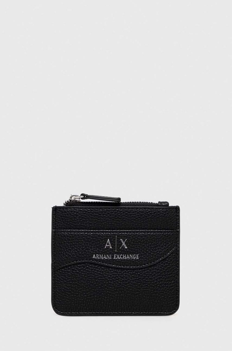 Armani Exchange portfel damski kolor czarny 948539 CC783