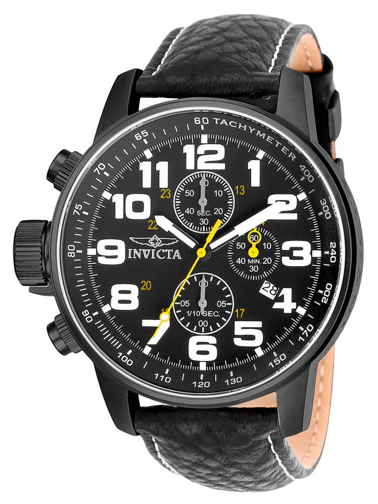 Zegarek marki Invicta model 333 kolor Czarny. Akcesoria męski. Sezon: Cały rok