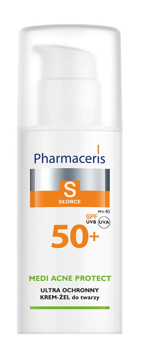 Pharmaceris S - krem ochronny dla skóry trądzikowej, mieszanej i tłustej SPF50+ 50ml