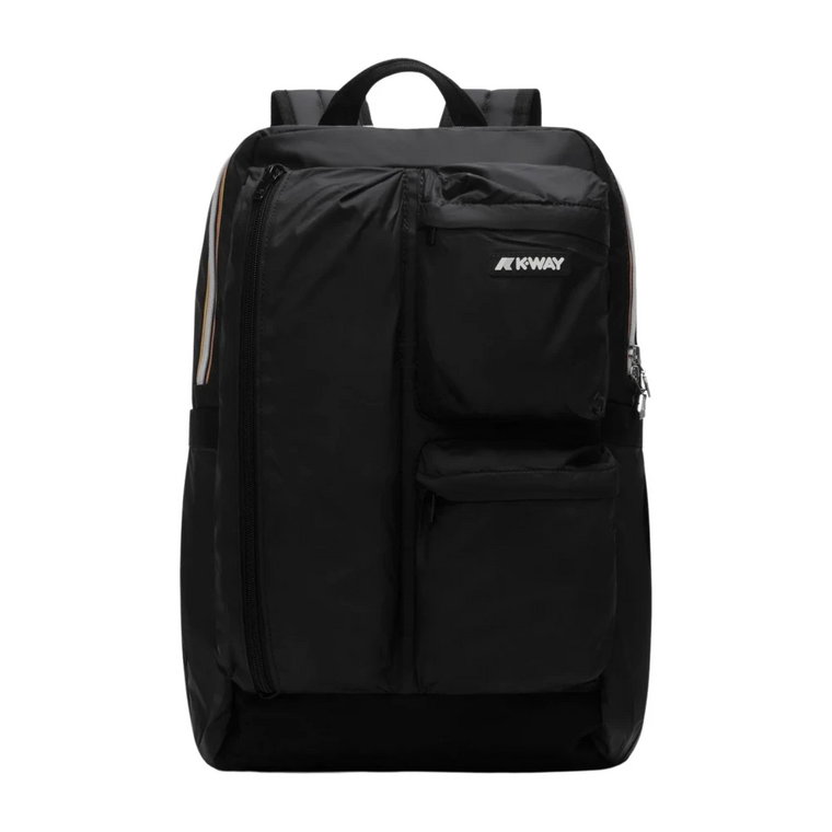 Funkcjonalny i kompaktowy czarny plecak K-Way