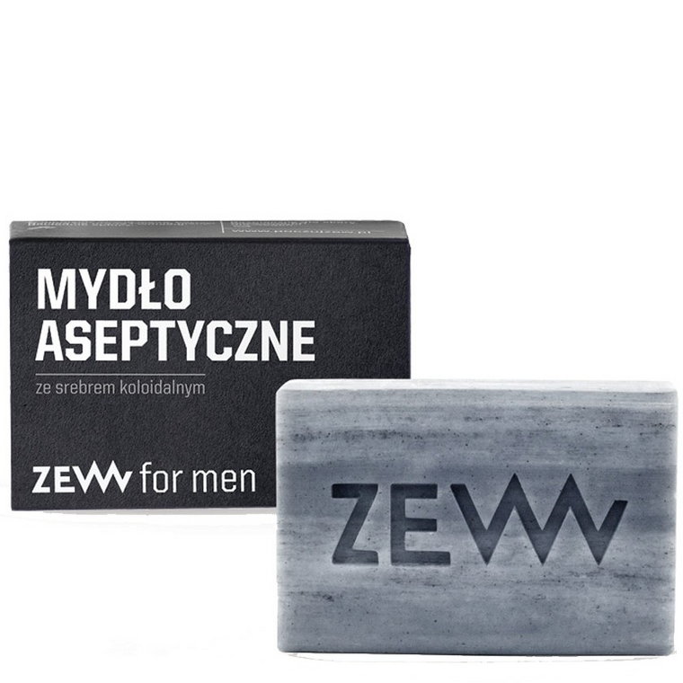 ZEW For Men ze Srebrem Kolidalnym - Mydło aseptyczne  85 g