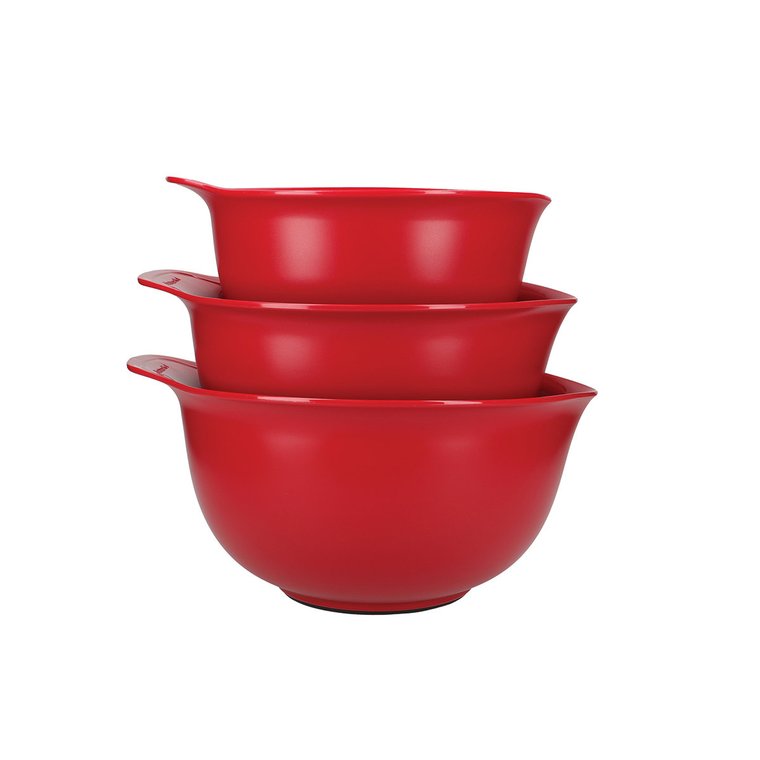 KitchenAid zestaw misek 3L, 4L, 5L Empire Red