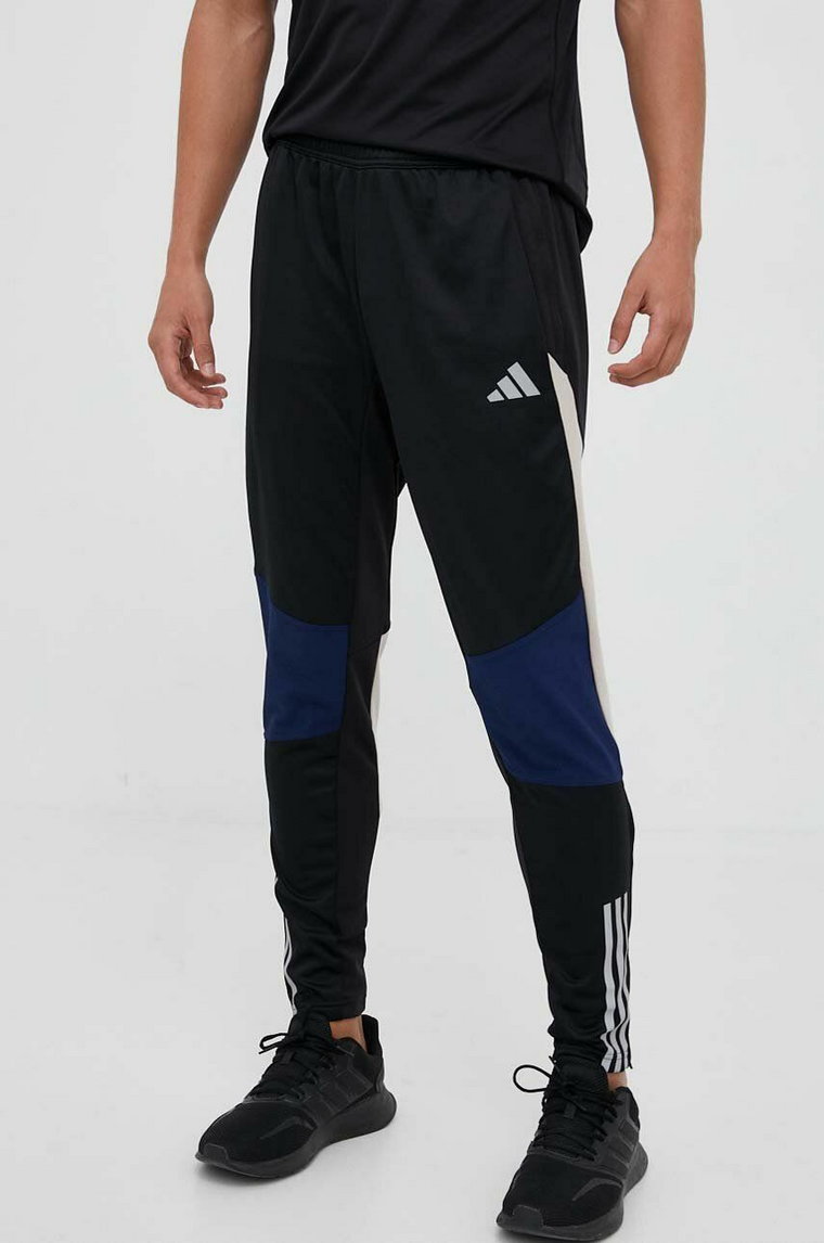 adidas Performance spodnie treningowe Tiro 23 Competition Winterized kolor czarny wzorzyste