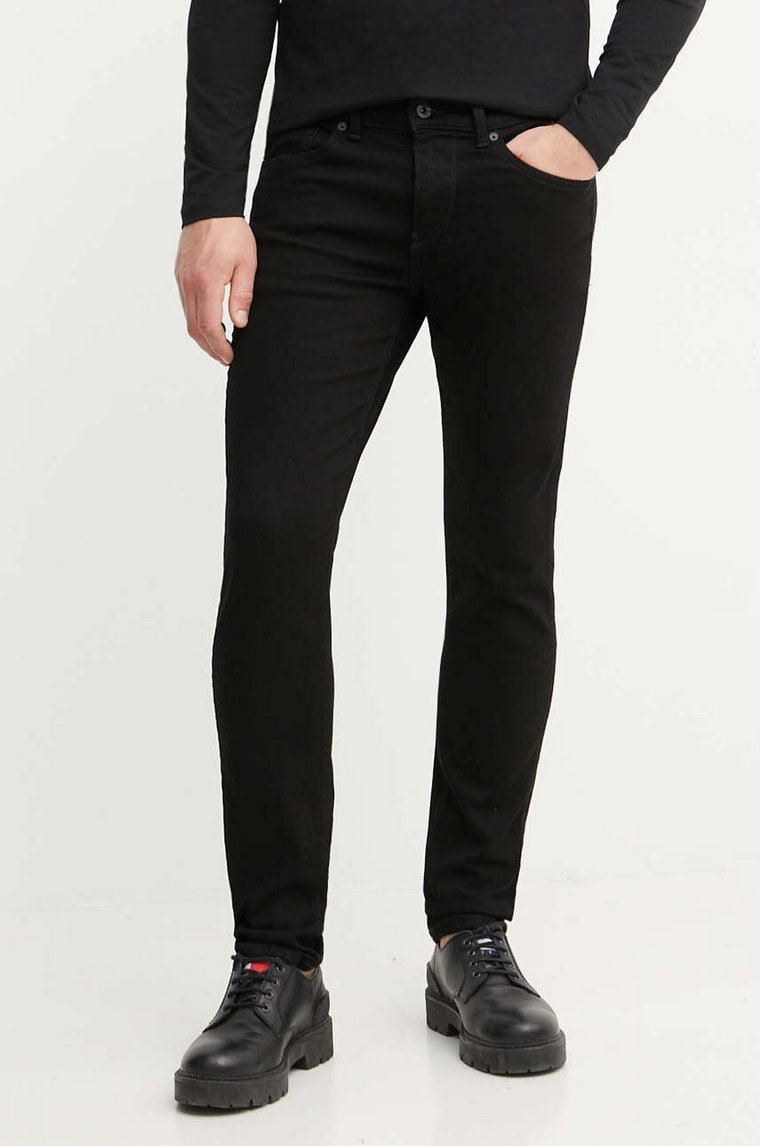 Pepe Jeans jeansy SLIM JEANS męskie kolor czarny PM207388XG9