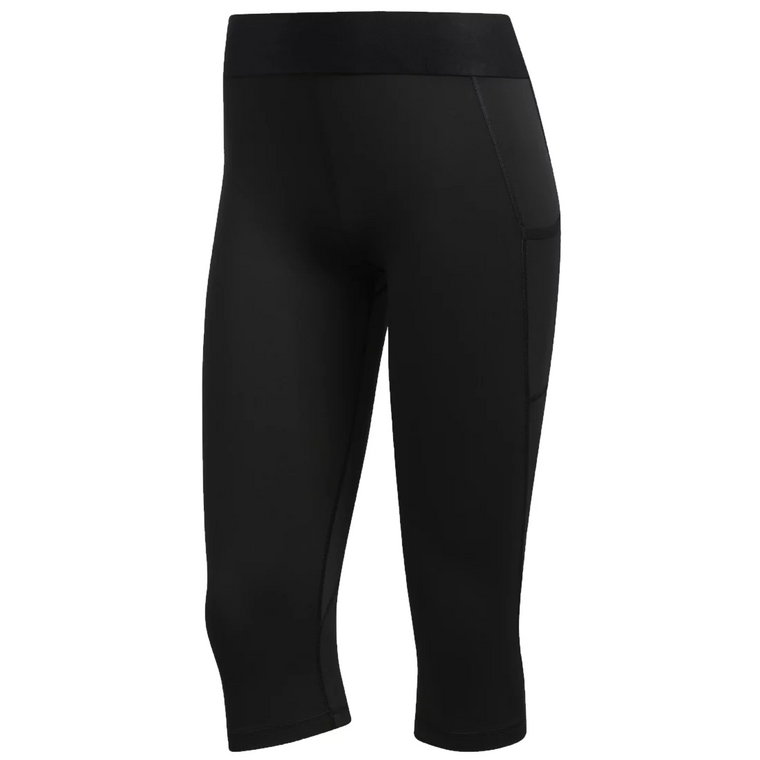 Adidas Techfit Capri Tights FJ7169, Damskie, Czarne, leginsy, poliester, rozmiar: XS