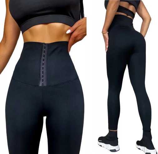 Legginsy Getry Fitness Kryjące Modelujące Fit L/XL