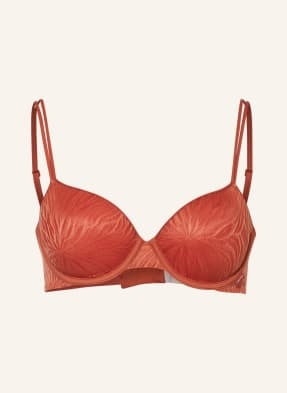 Calvin Klein Biustonosz Usztywniany Sheer Marquisette orange