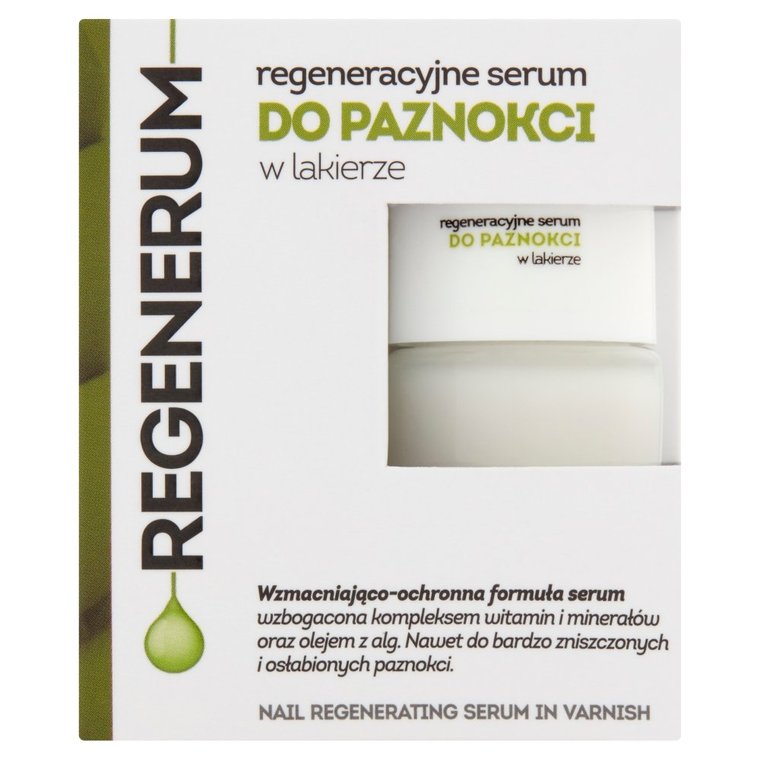 Regenerum, regeneracyjne serum do paznokci w lakierze, 8 ml