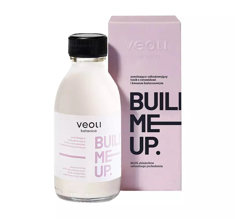 VEOLI BOTANICA BUILD ME UP NAWILŻAJĄCO-ODBUDOWUJĄCY TONIK Z CERAMIDAMI I KWASEM HIALURONOWYM 150ML