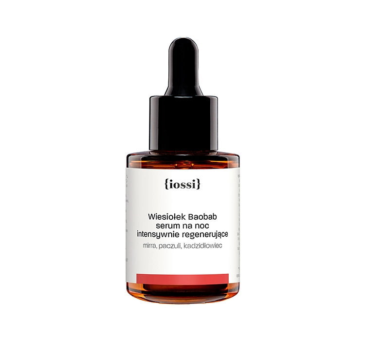 IOSSI INTENSYWNIE REGENERUJĄCE SERUM NA NOC WIESIOŁEK BAOBAB 30ML