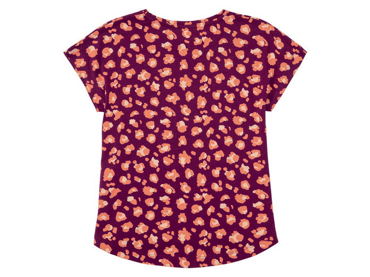 pepperts! Piżama dziewczęca z bawełny (koszulka + szorty) (122/128, Fioletowy)