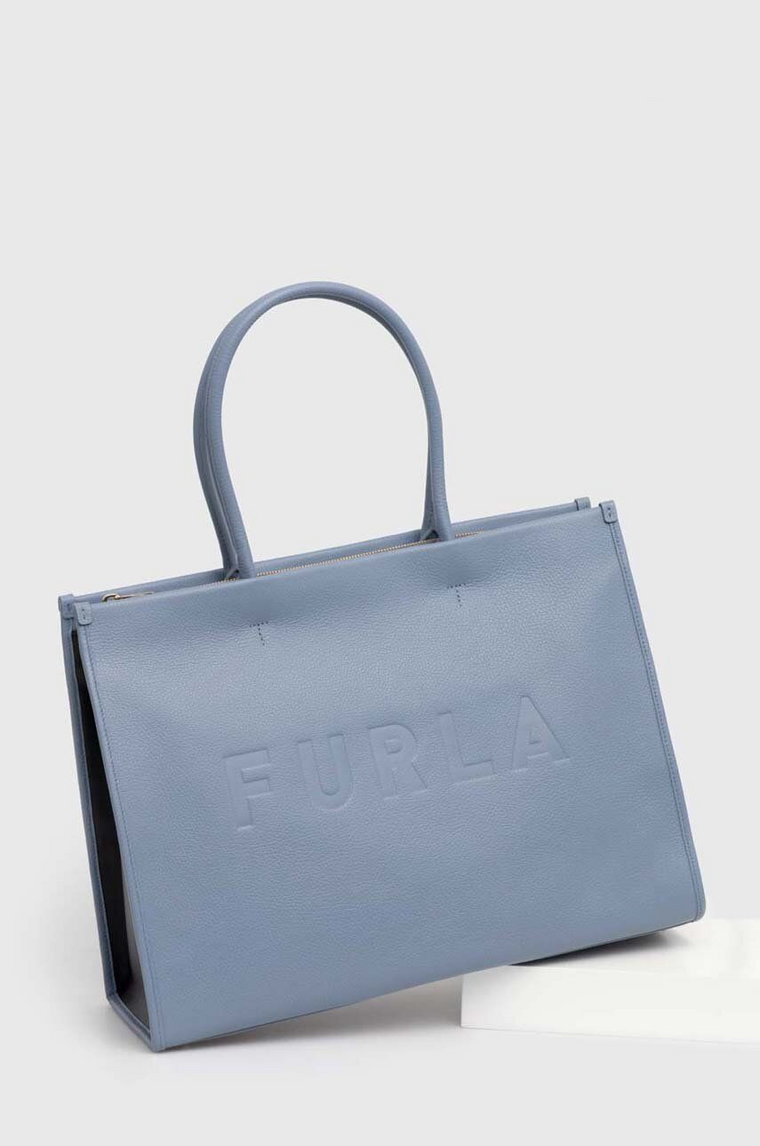 Furla torebka kolor niebieski