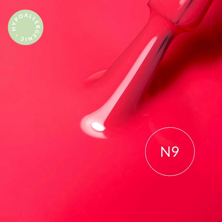 Lakier hybrydowy hipoalergiczny neonowy różowy 7ml - Neon Coral N9