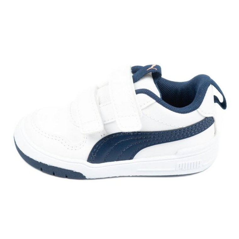 Buty Puma Multiflex Jr 380741 07 białe granatowe