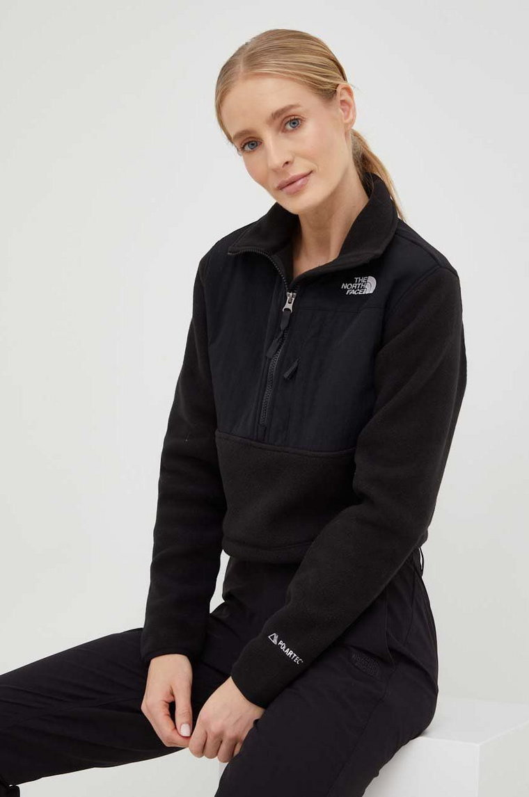 The North Face bluza Denali Cropped Fleece NF0A7WXYJK31 damska kolor czarny