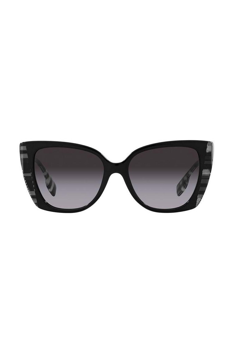 Burberry okulary przeciwsłoneczne MERYL damskie kolor czarny 0BE4393